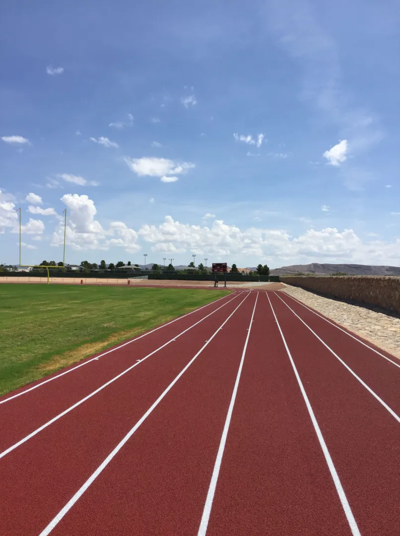 East Montana Middle School Track and Football Field