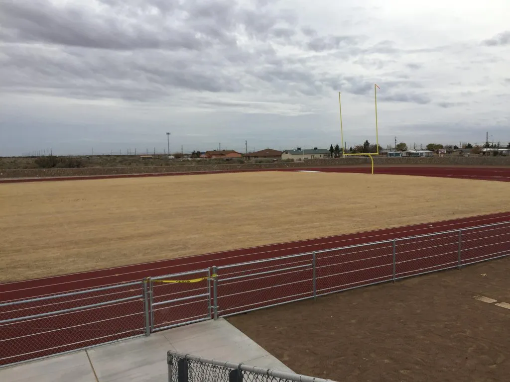 East Montana Middle School Track and Football Field